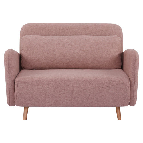 PALMGROVE LANE BLUSH LIAM UPHOLSTERED SOFA BED