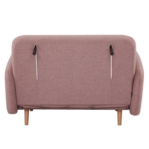 PALMGROVE LANE BLUSH LIAM UPHOLSTERED SOFA BED