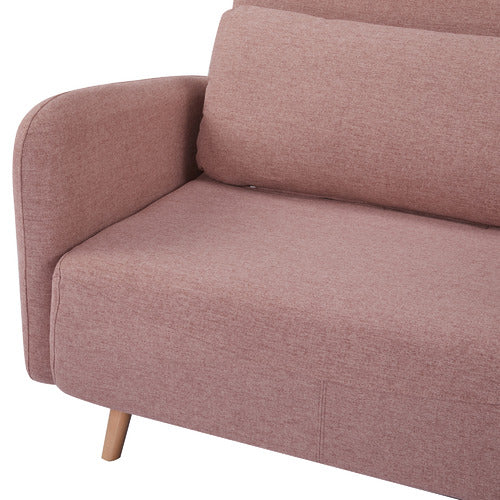 PALMGROVE LANE BLUSH LIAM UPHOLSTERED SOFA BED