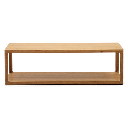LINEA FURNITURE BONNIE OAK WOOD COFFEE TABLE