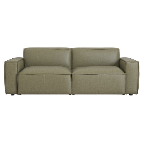 BOULDER 3 SEATER GENUINE LEATHER SOFA
