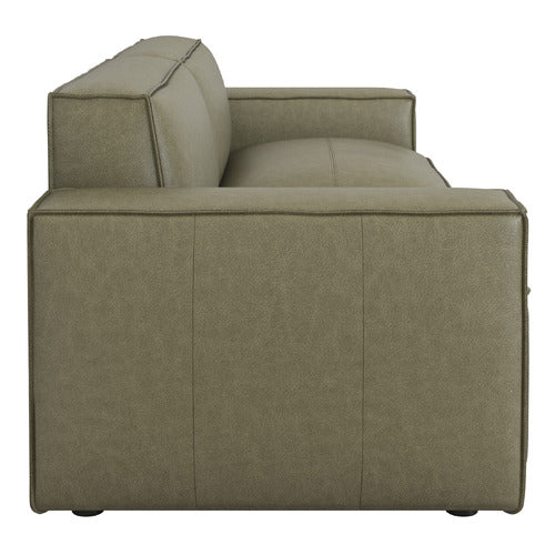 BOULDER 3 SEATER GENUINE LEATHER SOFA