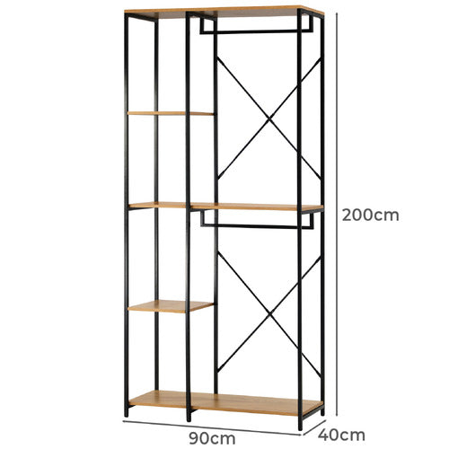 LIVING FUSION BOYLE CLOTHING RACK
