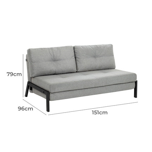 BRAD UPHOLSTERED DOUBLE SOFA BED