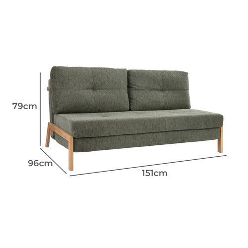BRAD UPHOLSTERED DOUBLE SOFA BED