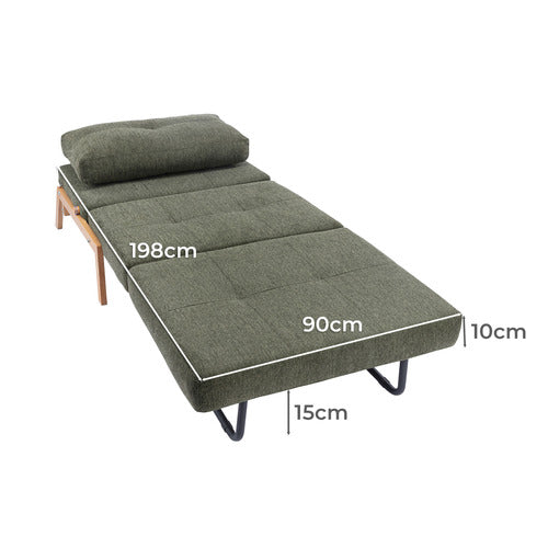 BRAD UPHOLSTERED SINGLE SOFA BED