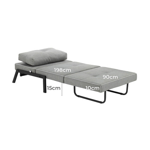 BRAD UPHOLSTERED SINGLE SOFA BED