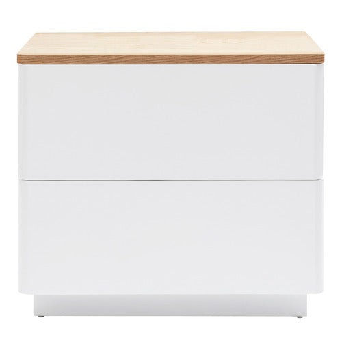 BRIANNA 2 DRAWER BEDSIDE TABLE
