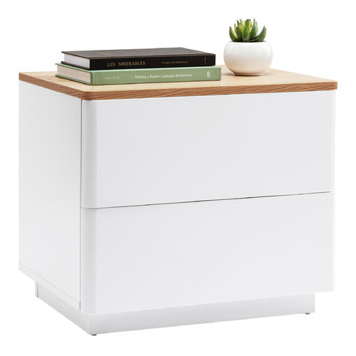 BRIANNA 2 DRAWER BEDSIDE TABLE