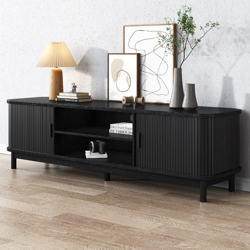 EVER DREAMING LIVING BRIELLA RIBBED ENTERTAINMENT UNIT