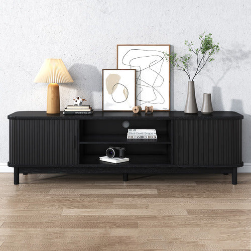 EVER DREAMING LIVING BRIELLA RIBBED ENTERTAINMENT UNIT