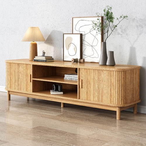 EVER DREAMING LIVING BRIELLA RIBBED ENTERTAINMENT UNIT