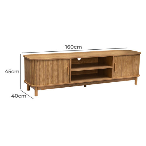 EVER DREAMING LIVING BRIELLA RIBBED ENTERTAINMENT UNIT