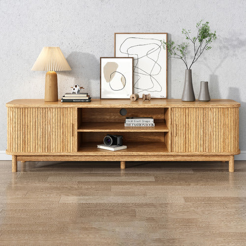 EVER DREAMING LIVING BRIELLA RIBBED ENTERTAINMENT UNIT