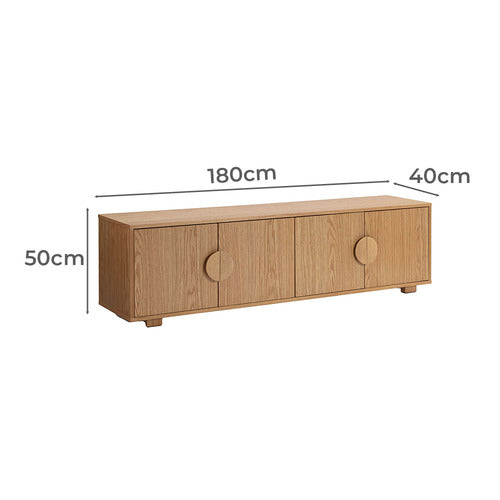 ESTUDIO FURNITURE BRIGHTON OAK ENTERTAINMENT UNIT