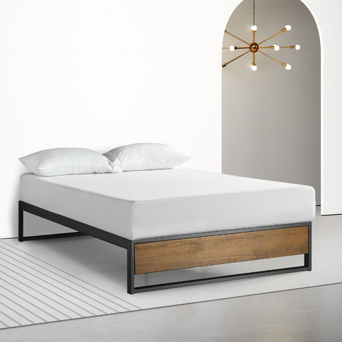 STUDIO HOME HARMONY H35CM METAL & WOOD BED BASE