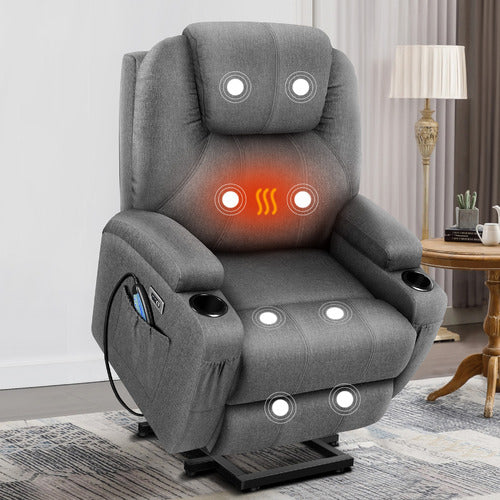 HOXTON ROOM BURKE UPHOLSTERED RECLINER ARMCHAIR