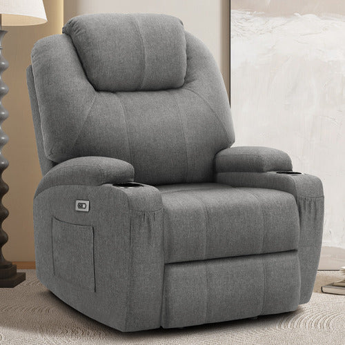 HOXTON ROOM BURKE UPHOLSTERED RECLINER ARMCHAIR