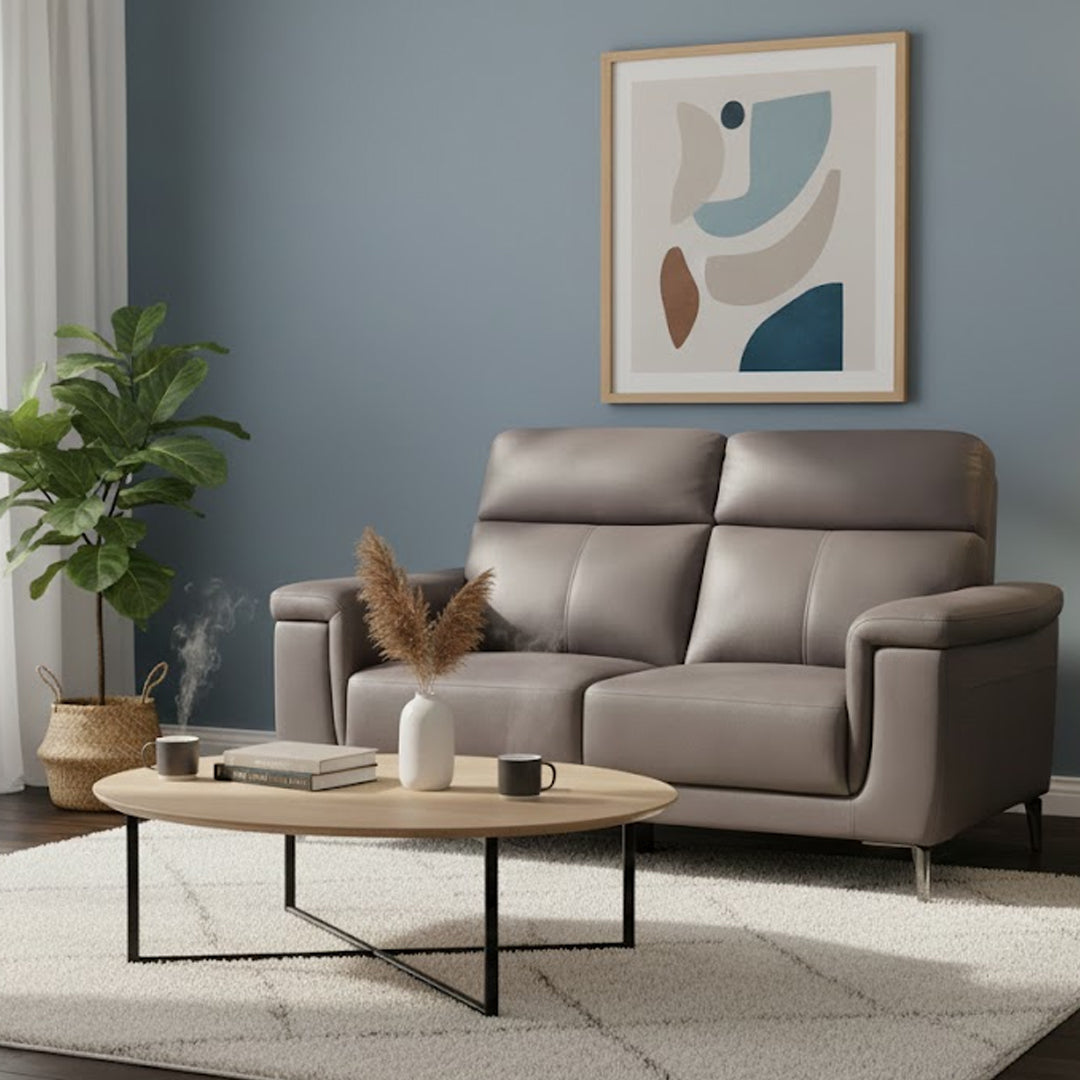CAPEL FABRIC 2 SEATER SOFA CHARCOAL