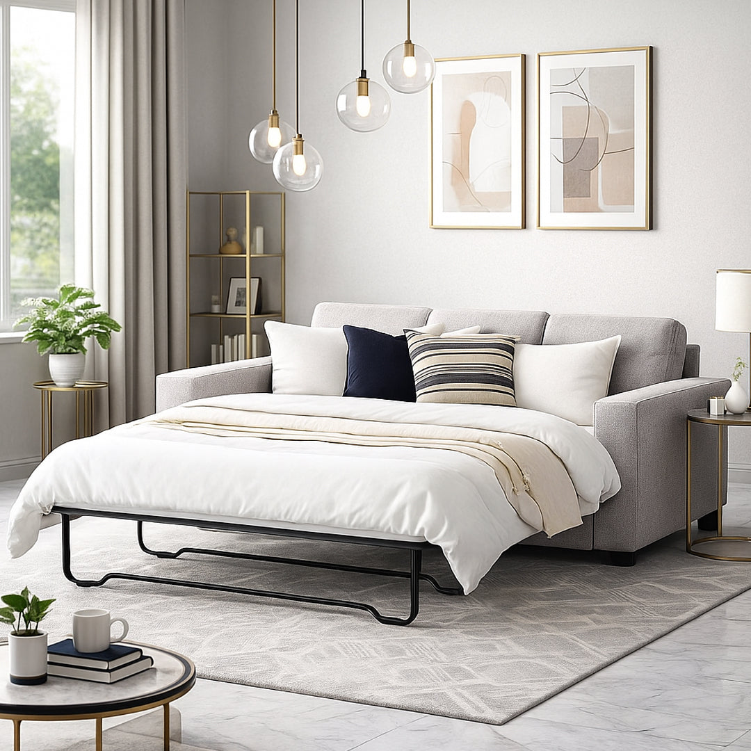CIARA 3 SEATER SOFA BED DARK GREY
