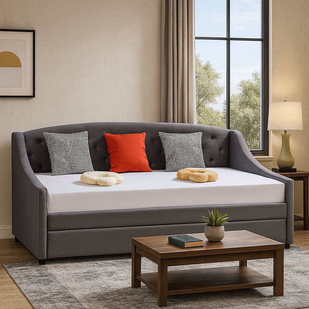 CLAUDIUS KING SINGLE DAY BED GREY