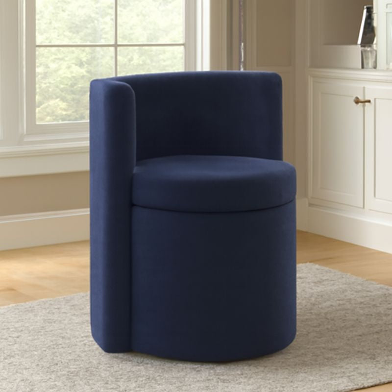CORNER OFFICE NAVY BENSON ACCENT CHAIR
