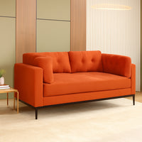 CRANK FURNITURE ALLANIS 2 SEATER VELVET SOFA