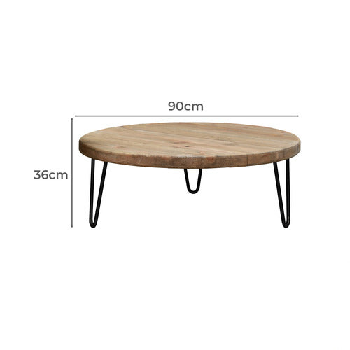 ELMBANK FURNITURE CAELAN ROUND COFFEE TABLE
