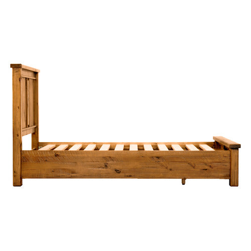 LEGACY FURNITURE NILES PINE WOOD BED WITH STORAGE