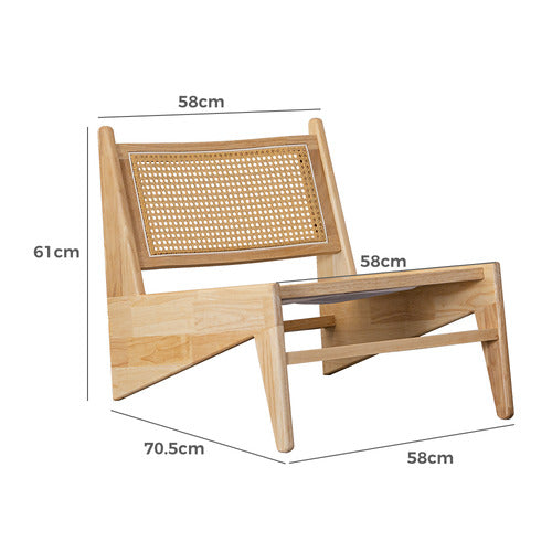 BRAXTON HOME CALLEN RUBBERWOOD ACCENT CHAIR