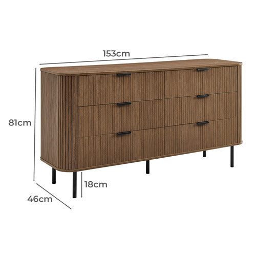 CORE LIVING CALLIX 6 DRAWER CHEST