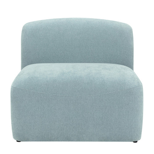 CAMI CHENILLE ARMLESS LOUNGE CHAIR