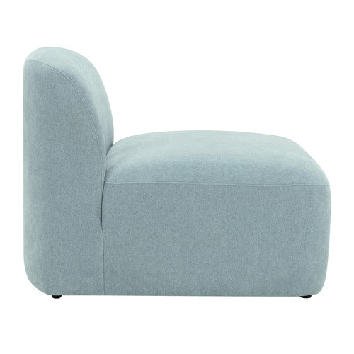 CAMI CHENILLE ARMLESS LOUNGE CHAIR