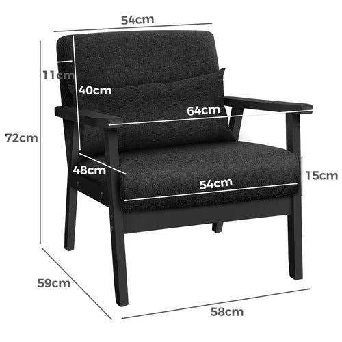 HOXTON ROOM CAMI UPHOLSTERED ARMCHAIR
