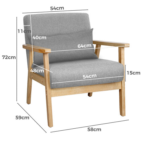 HOXTON ROOM CAMI UPHOLSTERED ARMCHAIR
