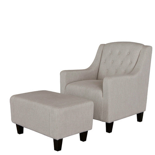 FURNITURE MARKET NOTTINGHAM ARMCHAIR & FOOTSTOOL SET
