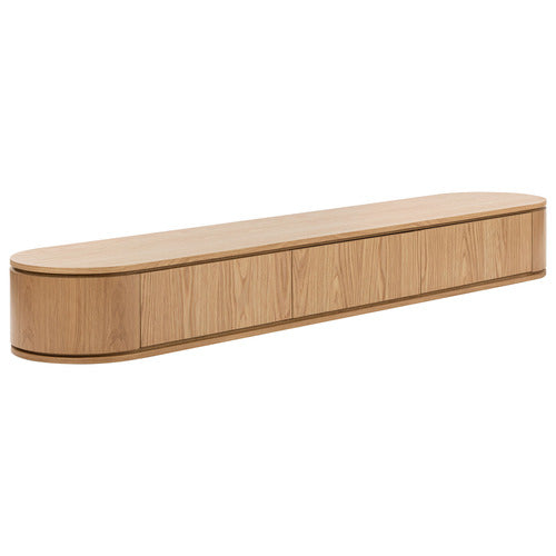 PREMIUM 200CM CANNES CURVED WALL-MOUNTED TV UNIT