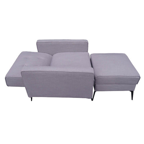 MIKASA FURNITURE CARINA SINGLE SOFA BED WITH OTTOMAN