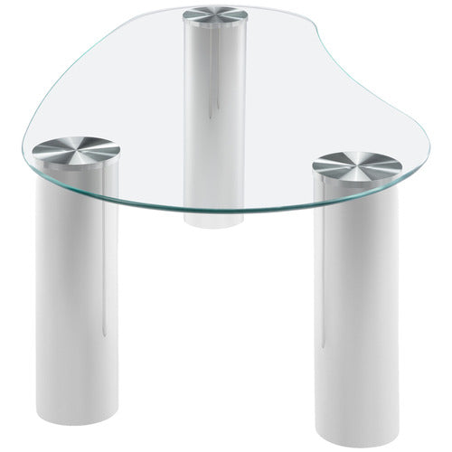 CARLY CURVED GLASS COFFEE TABLE