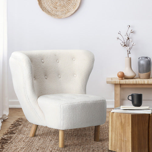 LIVING FUSION CARLYLE RUBBERWOOD ARMCHAIR