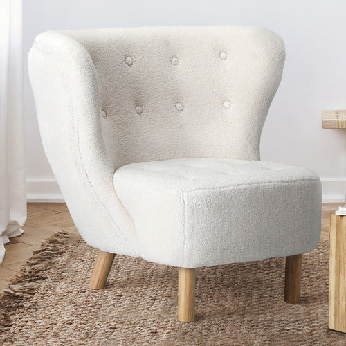 LIVING FUSION CARLYLE RUBBERWOOD ARMCHAIR