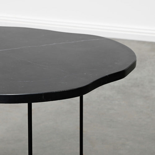 BROOKLYN AND BELLA CARMELLA 80CM MARBLE COFFEE TABLE