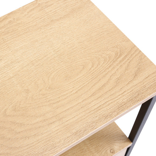 AROYA HOME LUNA 2 DRAWER RATTAN BEDSIDE TABLE