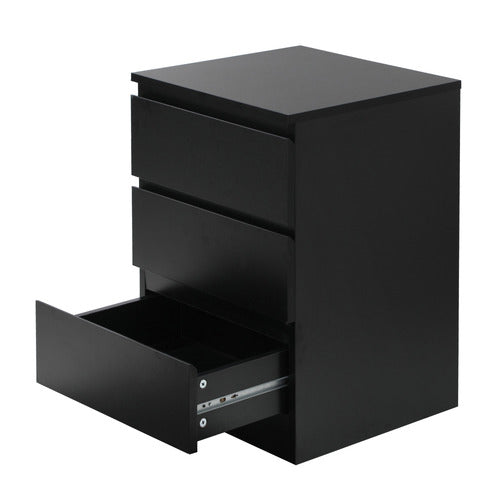 LIVING FUSION CAROLLA 3 DRAWER BEDSIDE TABLE