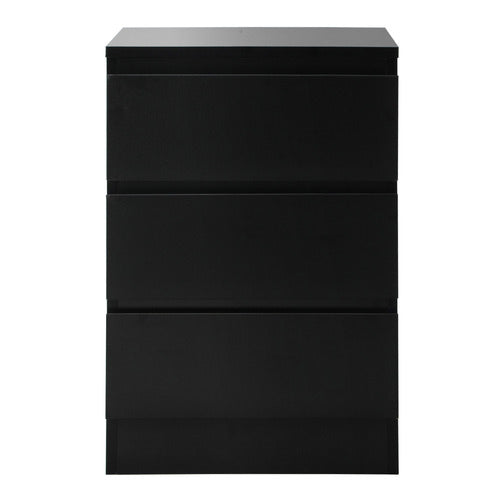 LIVING FUSION CAROLLA 3 DRAWER BEDSIDE TABLE