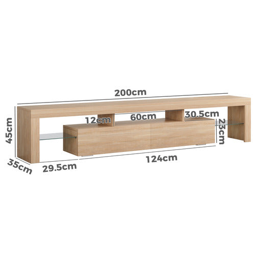 HOXTON ROOM CARON LED ENTERTAINMENT TV UNIT