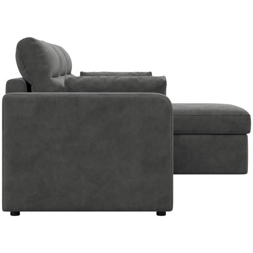 CARTER 4 SEATER QUEEN SOFA BED WITH REVERSIBLE CHAISE