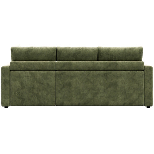 CARTER 4 SEATER QUEEN SOFA BED WITH REVERSIBLE CHAISE