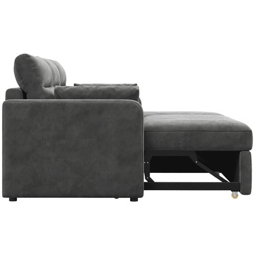 CARTER 4 SEATER QUEEN SOFA BED WITH REVERSIBLE CHAISE