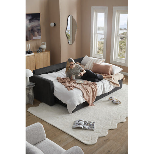 CARTER 4 SEATER QUEEN SOFA BED WITH REVERSIBLE CHAISE